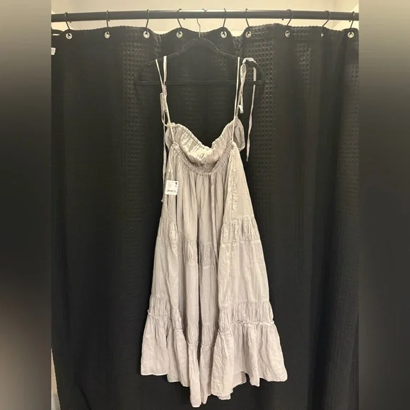 Free People Taking Sides Maxi XS Color: Quiet Grey NWT - Picture 6 of 6